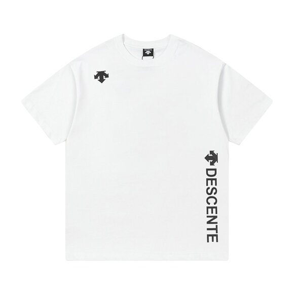 Descente White Short-Sleeved T-Shirt